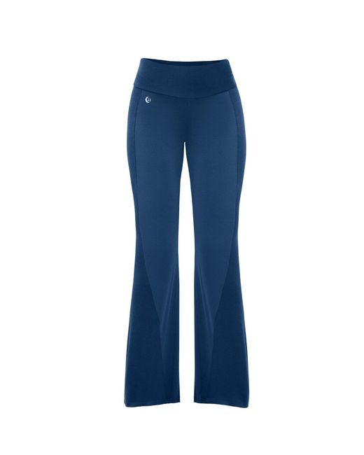 JJwinks Blue Happy Hour Wide Leg Lounge Pants, Petite Length