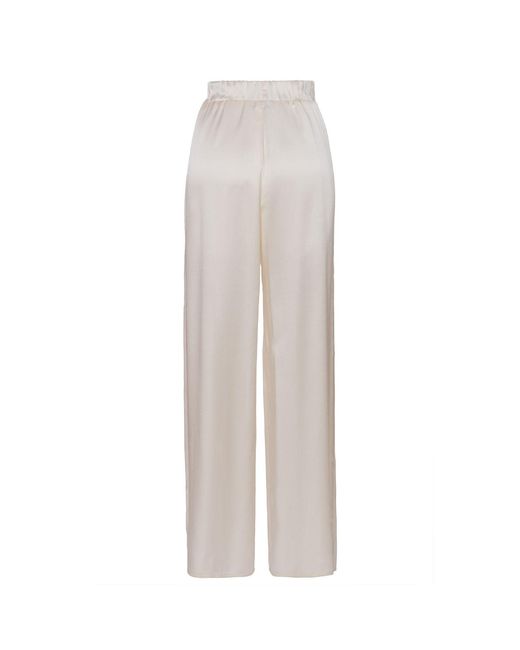 Anse Victorin Gray Emma Silk Pants