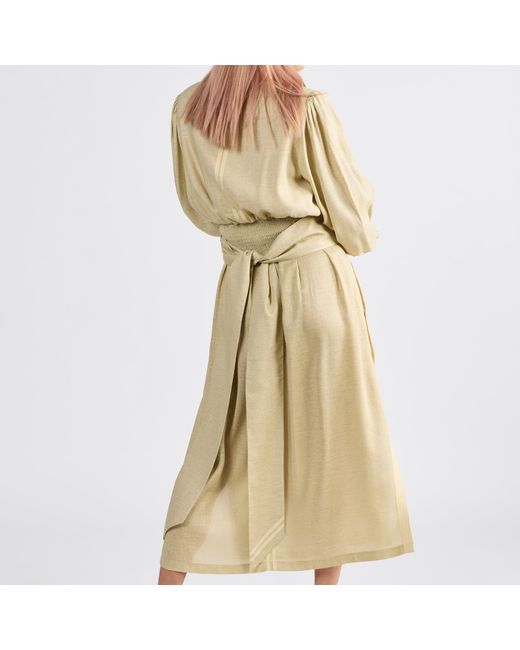 Dref Natural Cosmo Wrap Top