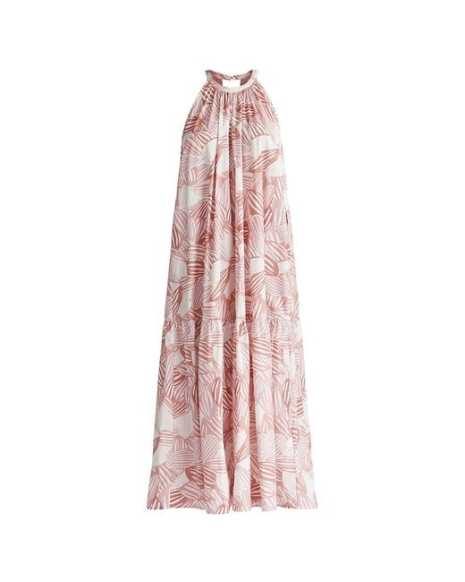 Paisie Pink Halterneck Maxi Dress