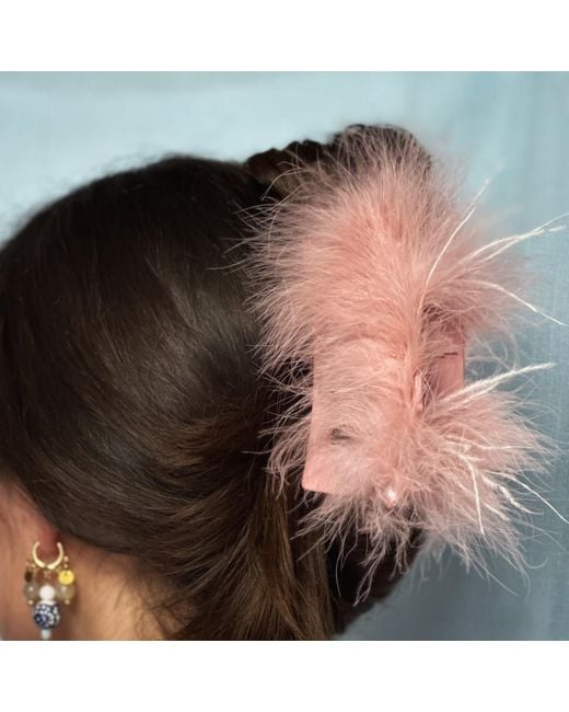 Babaloo Pink Poof Hairclip