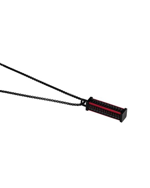 Tateossian Metallic Jagged Elements Necklace for men