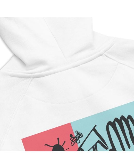 Anchor and Crew White One Moon Safari Editions Organic Cotton Hoodie for men