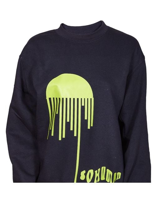 SOHUMAN Blue Reain Organic Cotton Sweatshirt