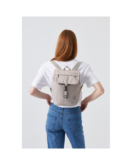 Lefrik White Kaut Mini Backpack Ash