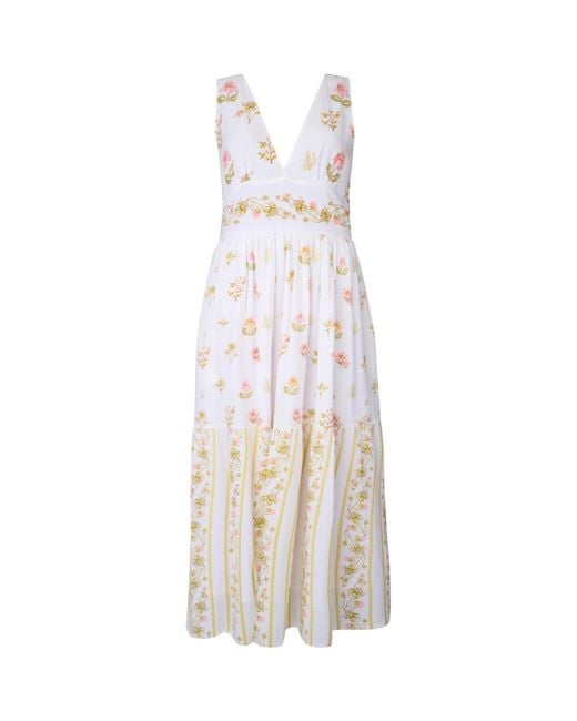Em & Shi White Apothecary Dress With Overlay Jacket