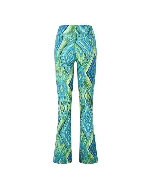 Beatrice von Tresckow Blue Haze Narrow Stretch Flare Trousers