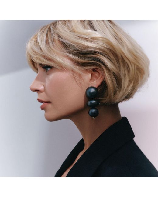 Saule Label Black Nola Earrings