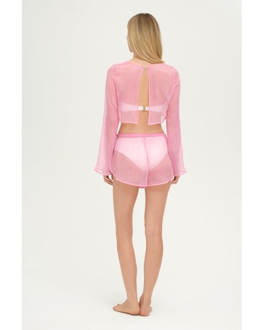 Adriana Pappas Designs Pink Vienna Top Pearl