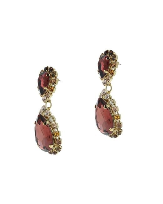 Otazu Brown Amethyst Sunset Earrings