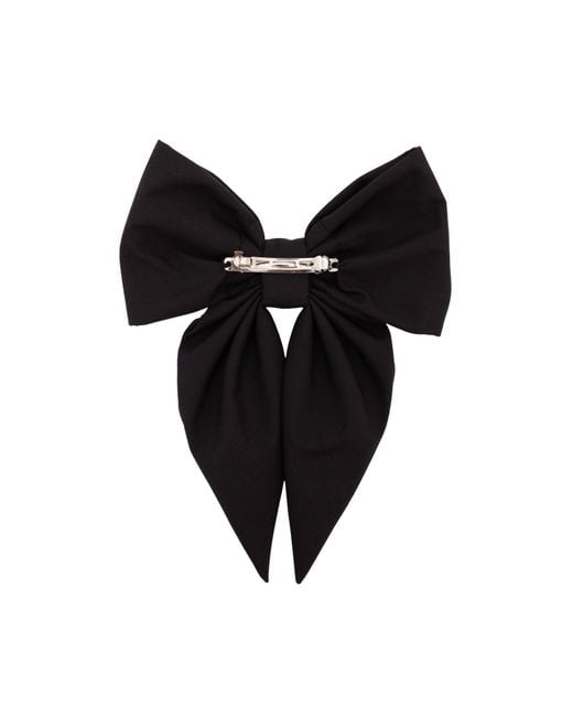 RainSisters Black Hair Bow Clip: Classic
