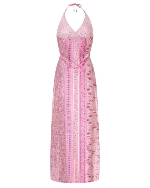 Chic by Lirette Pink Halter Dress Guna