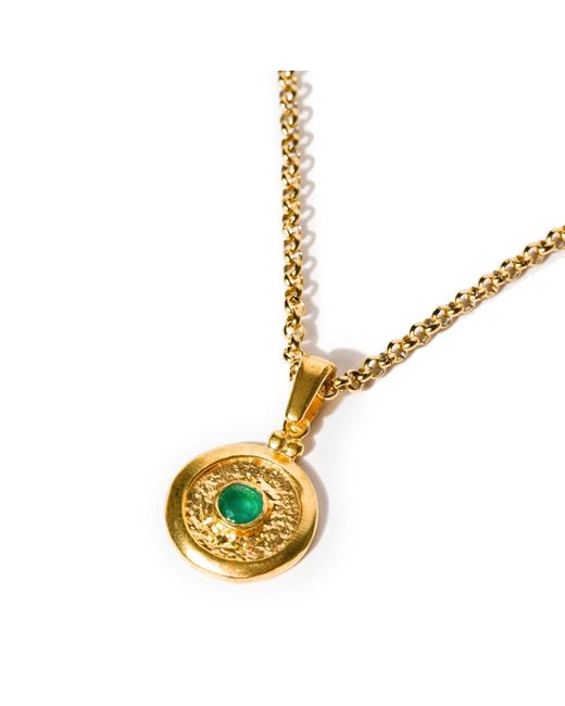Kybele Studio Metallic Medallion Pendant Necklace