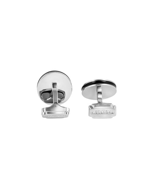 Tateossian Multicolor Thompson Cairo Leaf Cufflinks for men