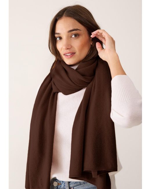 Loop Cashmere Black Cashmere Lofty Blanket Scarf