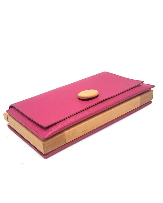 Wood Belt Pink Unique Mini Bag Galapagos Trust 2413