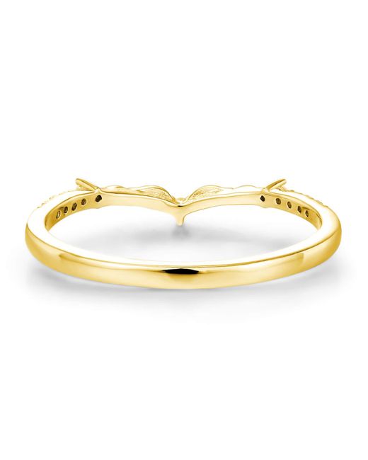 Azura Jewelry New York Metallic Glowing Orchid Band Vermeil