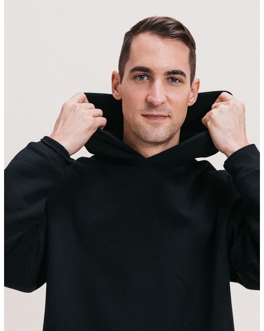Ocio Leisurewear Black Oversized Hoodie for men