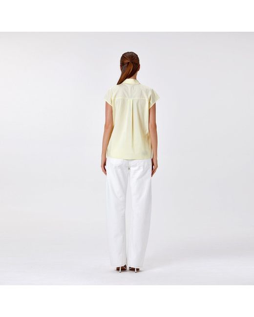Smart and Joy Yellow Classic Short-Sleeve Shirt for men