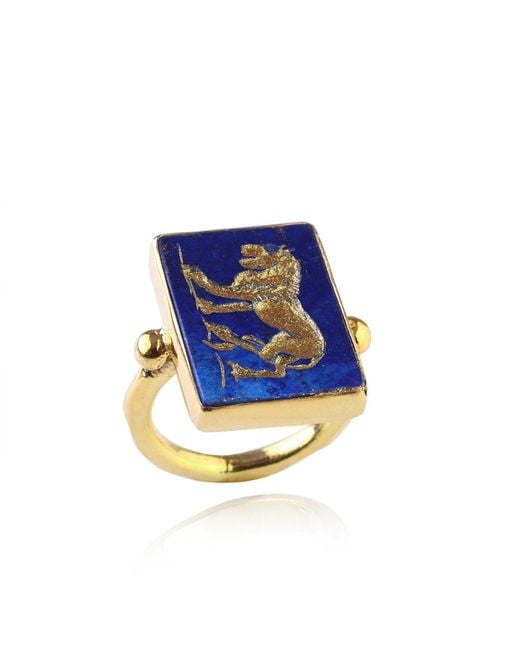 Ece London Blue The Nemean Lion Ring