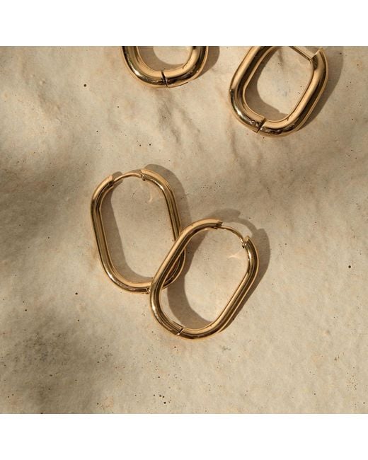 A Weathered Penny Metallic Asha Hoops