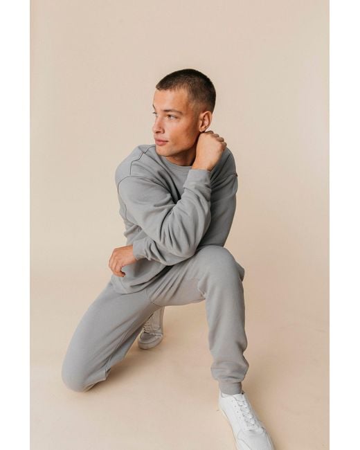 Ocio Leisurewear Gray Neutrals Everywhere Jogger for men