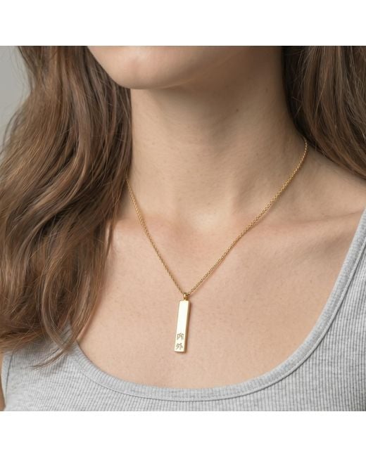 Uchi and Soto Metallic Kin Engraved Pendant