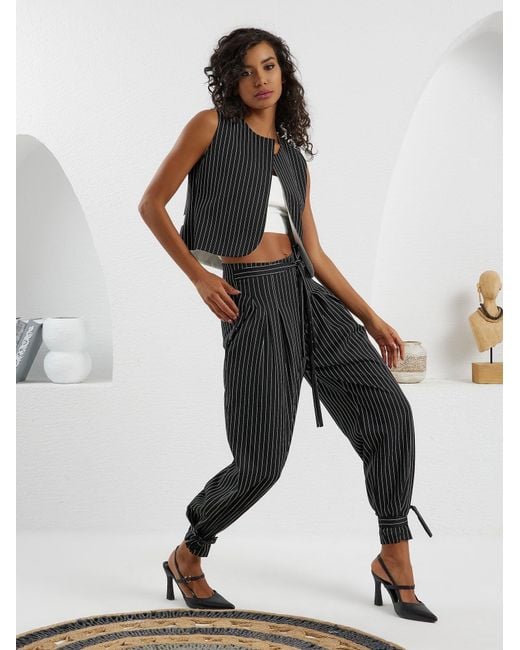 Lumina Eligma Black The Arabesque Pants Ensemble