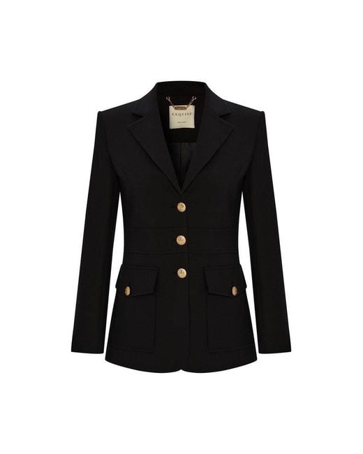Exquise Black Antigone Jacket –