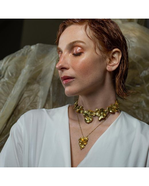 EVA REMENYI Metallic Artemis Choker