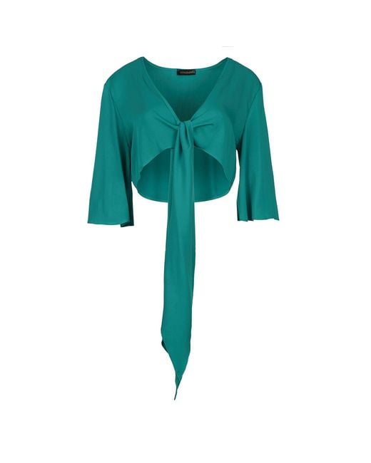 Conquista Green Bolero Top