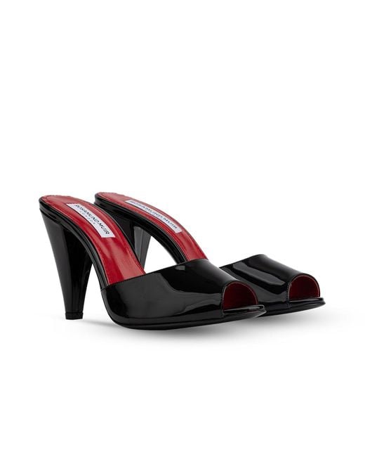 Rosamund Muir London Red Montavia Patent Mules