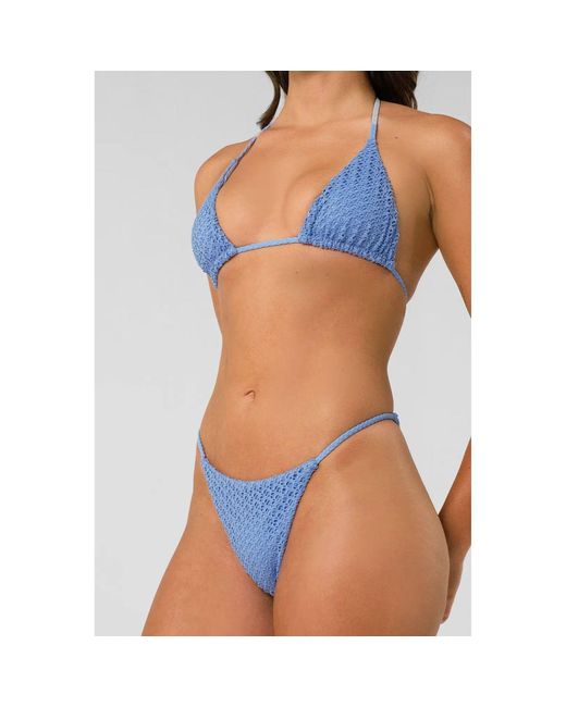 Blackbough Swim Blue Parker Triangle Top Oceania Crochet
