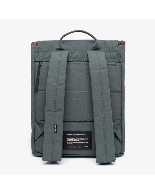 Lefrik Gray Kaut Backpack Leaf for men