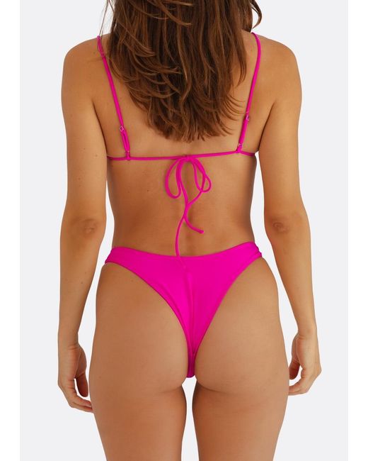 Minimale Animale Purple Wall Street Brief Bikini Bottom