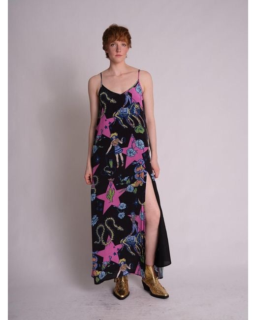 Any Old Iron White Circus Rider Star Long Dress