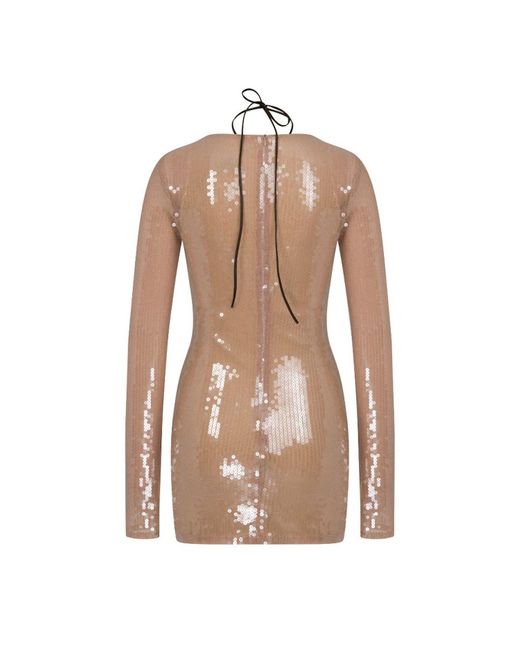 Maeve Natural 'Neutrals Luna Mini Dress