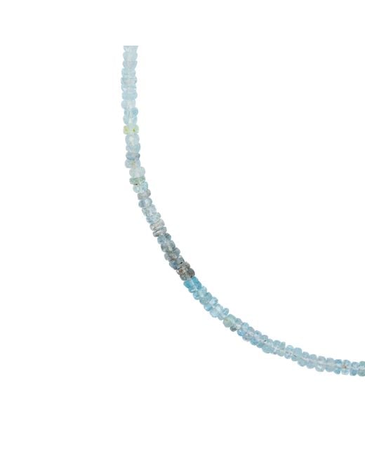 Bombyx House Blue Moss Aquamarine Ombre Necklace