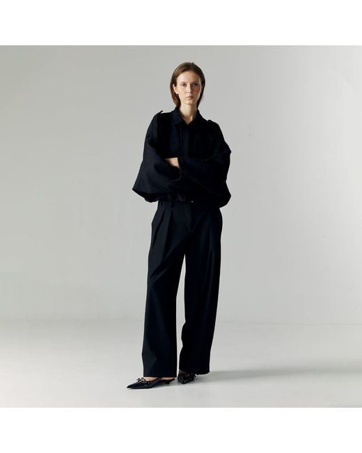 Ats the Label Black Alora Double Belted Pants
