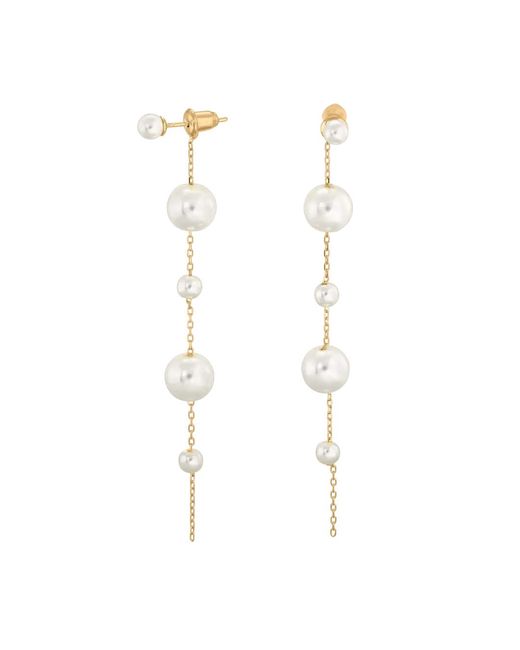 Lisa&Co. White Earrings Pearl Drip Drop I