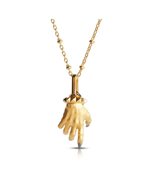 Kasun Metallic Hand Of The Protector Pendant
