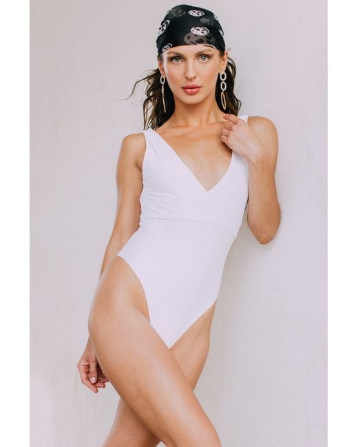 Leyla Maya Ltd White Beccah Swimsuit