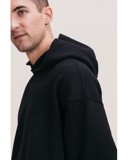 Ocio Leisurewear Black Oversized Hoodie for men