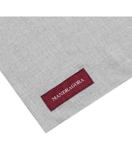 Mandragora White Classic Viscose Scarf Omaro