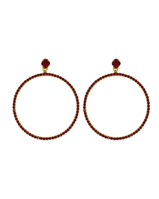 Vicki Sarge Black The Jumbo Hoop Earrings