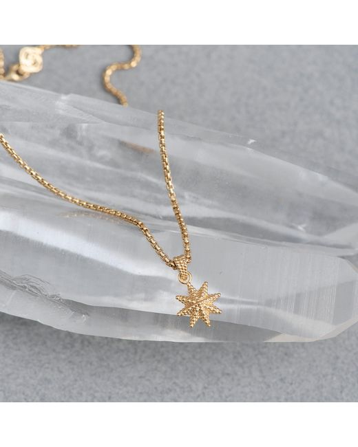 Zoe & Morgan Metallic Morning Star Necklace