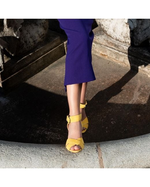 Rosamund Muir London Yellow Montana Lemon Sandals