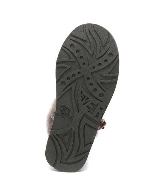 EverAu Australia Gray Stork Horn Toggle Button Short Boots