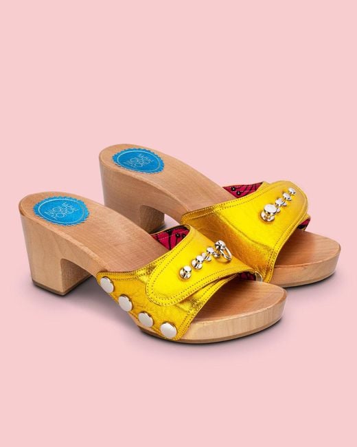 Nique Forde Yellow Sunset Georgie Sandals
