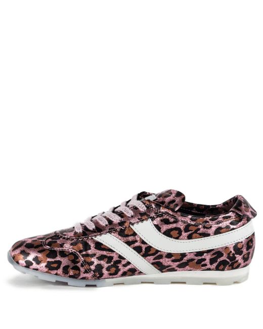 Keith Scarrott Shoes Multicolor Sottile Leopard Trainer